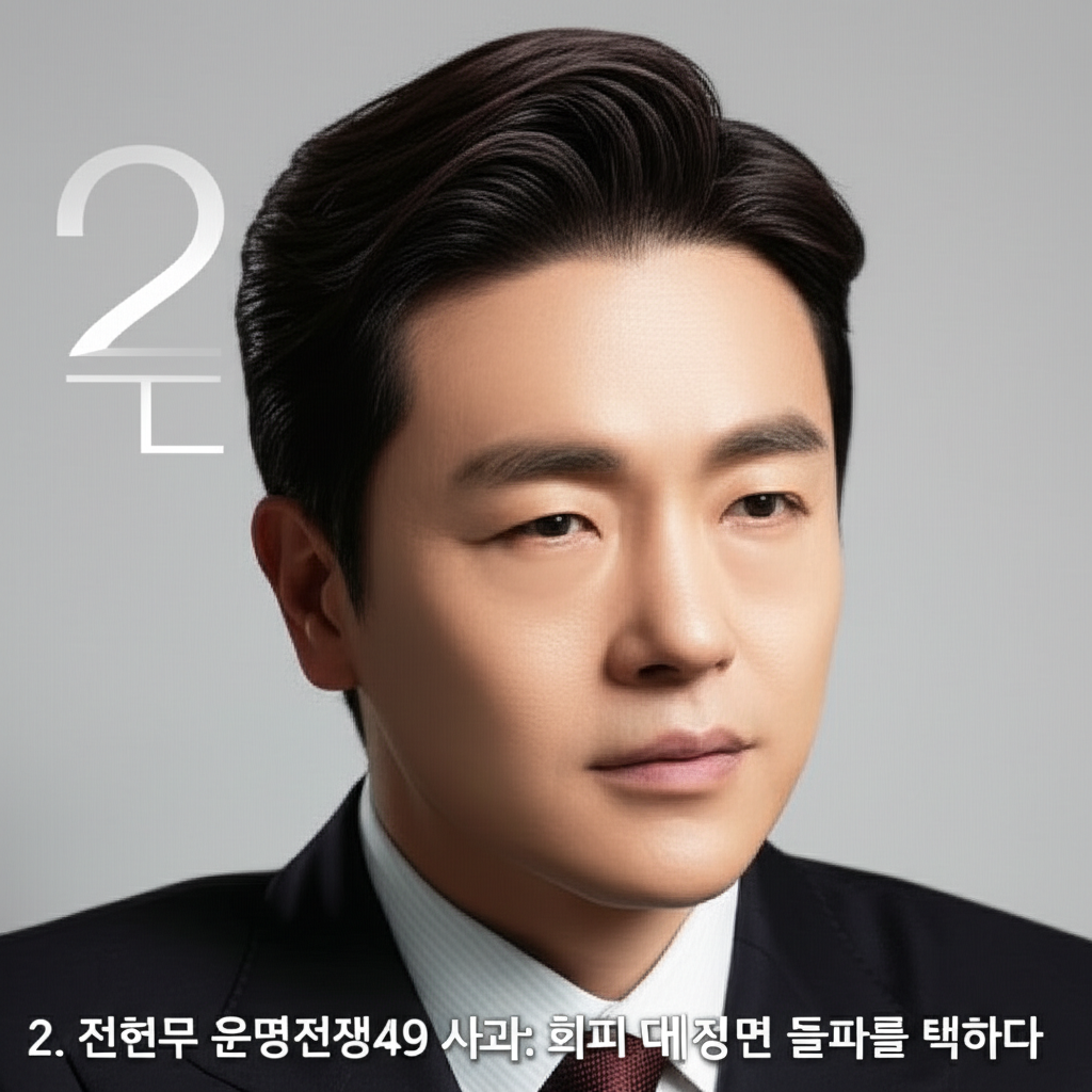 2. 전현무 운명전쟁49 사과: 회피 대신 정면 돌파를 택하다