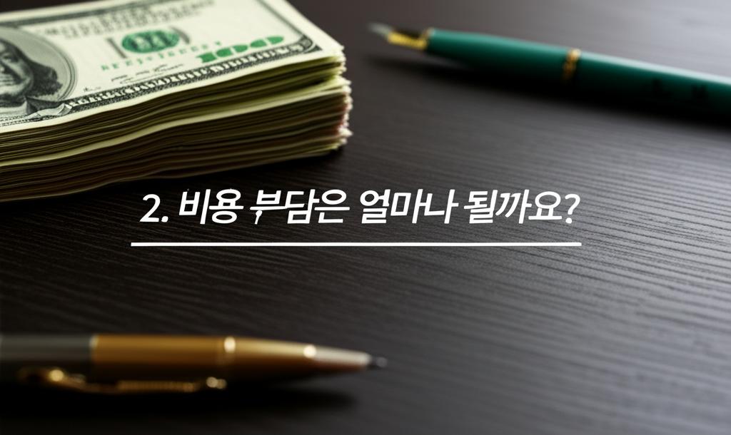 2. 비용 부담은 얼마나 될까요?