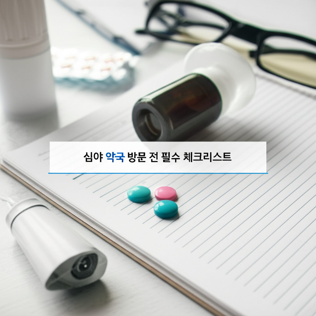 6. 심야 약국 방문 전 필수 체크리스트